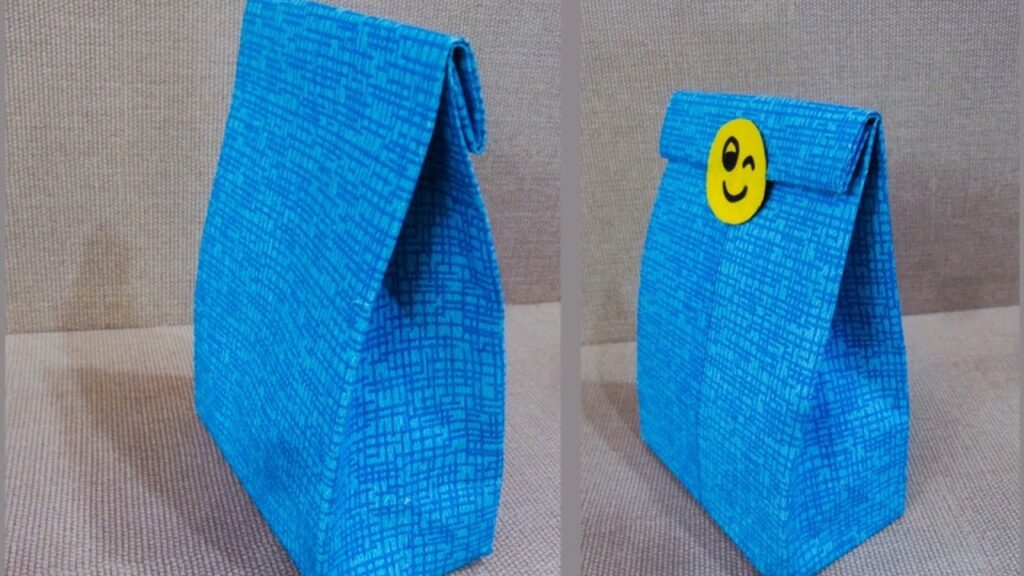 How do you make a paper bag step by step
